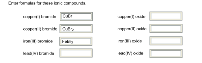 Lead iv bromide chemical formula